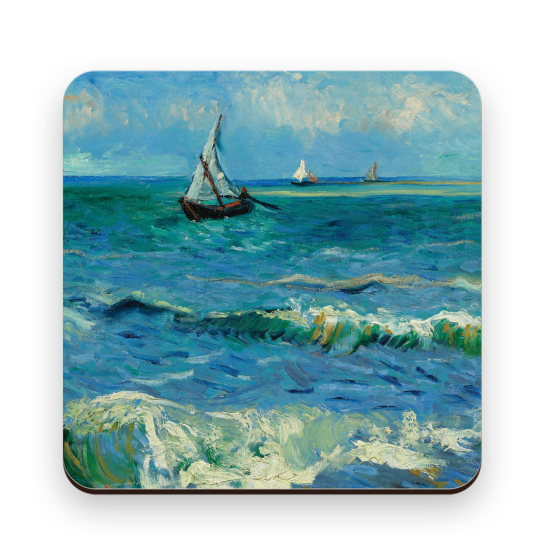 Coaster Van Gogh Seascape Set of 5