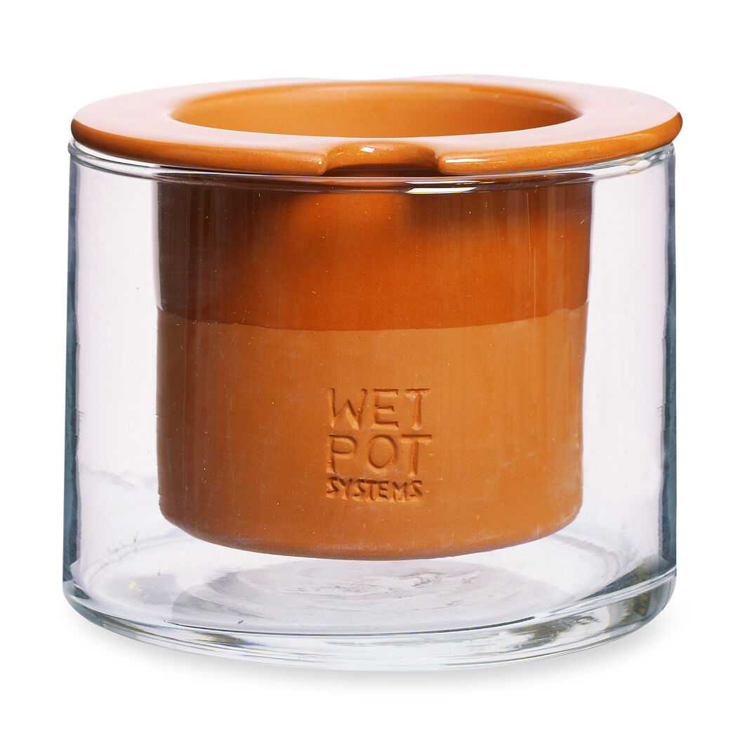 Self-Watering Plant Pot by Wet Pot Systems MOMA | zillymonkey