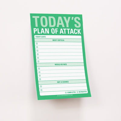 Today's Plan of Attack Great Big Sticky Notes