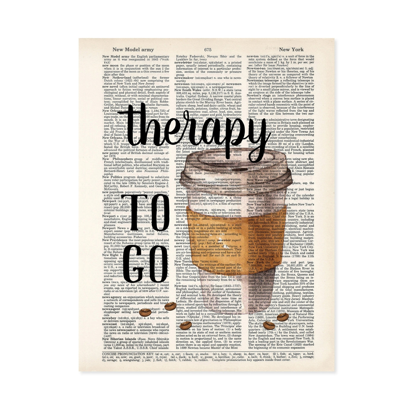 Therapy to Go Wall Art Print