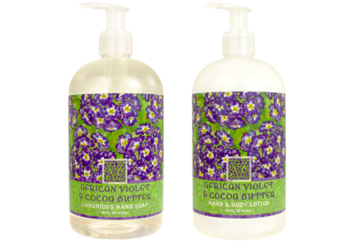 Greenwich Bay Trading Co African Violet Shea Butter Liquid Soap