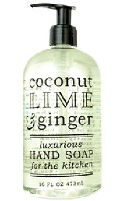 Coconut Lime Ginger Hand Soap