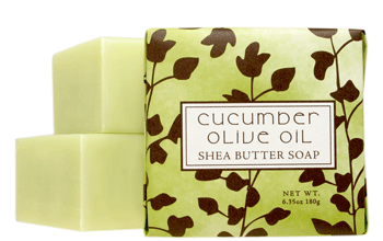 Cucumber Olive Oil Shea Butter Soap Bar