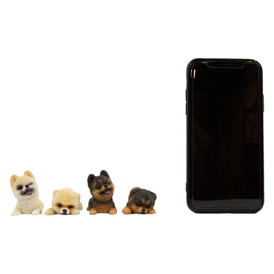Pomeranian Statue Set with Mat 1:6 (2)