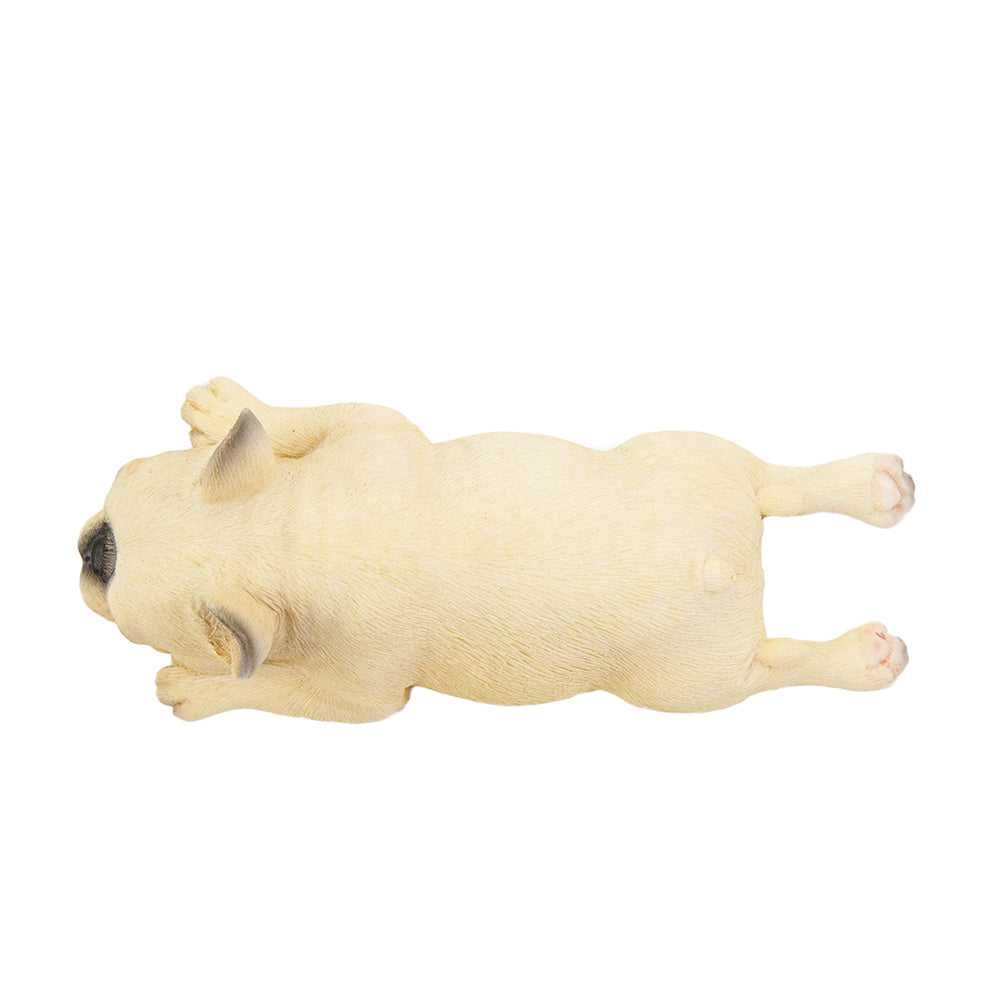 Sleeping French Bulldog Statue Set (1-1) 1:6