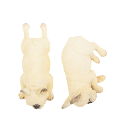 Sleeping French Bulldog Statue Set (1-1) 1:6