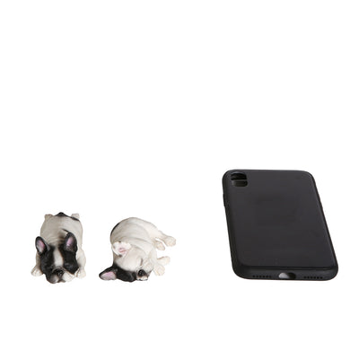 Sleeping French Bulldog Statue Set (1-3) 1:6