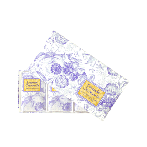 Lavender Chamomile Soap Gift Box Set by Greenwich Bay Trading Company