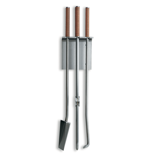 Peter Maly Wall Mounted Fireplace Tools