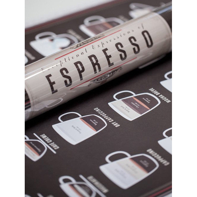 Exceptional Expressions of Espresso Poster