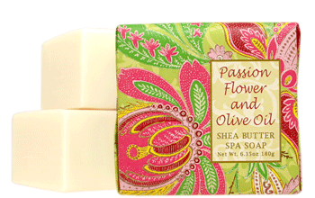 Passion Flower & Olive Oil Shea Butter Soap Bar