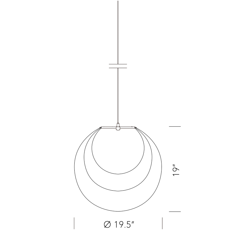 Yamagiwa Mayuhana Mie Pendant Light | zillymonkey