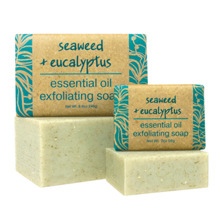 Seaweed Eucalyptus Essential Oil Exfoliating Soap by Greenwich Bay Trading Company