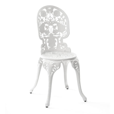 Industry Garden Aluminium Chair White by Seletti