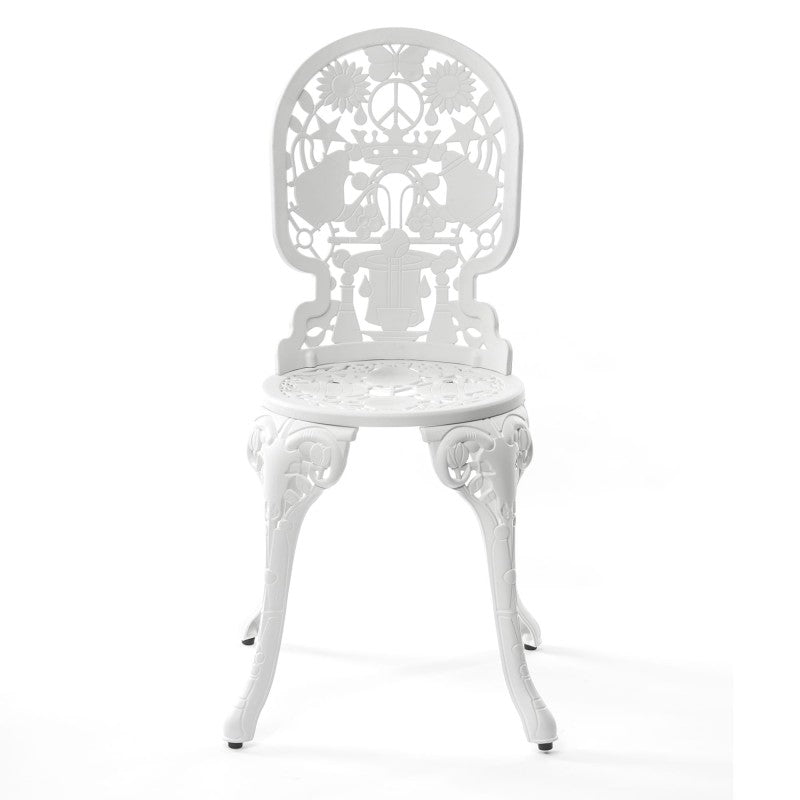 Industry Garden Aluminium Chair White by Seletti