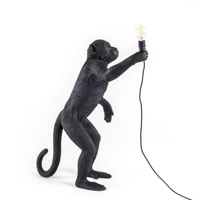 The Monkey Lamp Black - Standing Version by Seletti