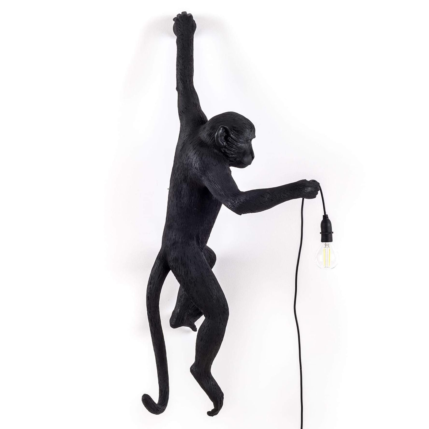 The Monkey Lamp Black - Hanging Version by Seletti