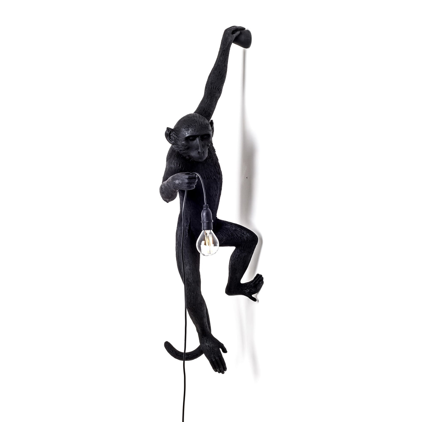 The Monkey Lamp Black - Hanging Left