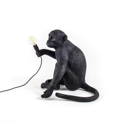 The Monkey Lamp Black - Sitting Version