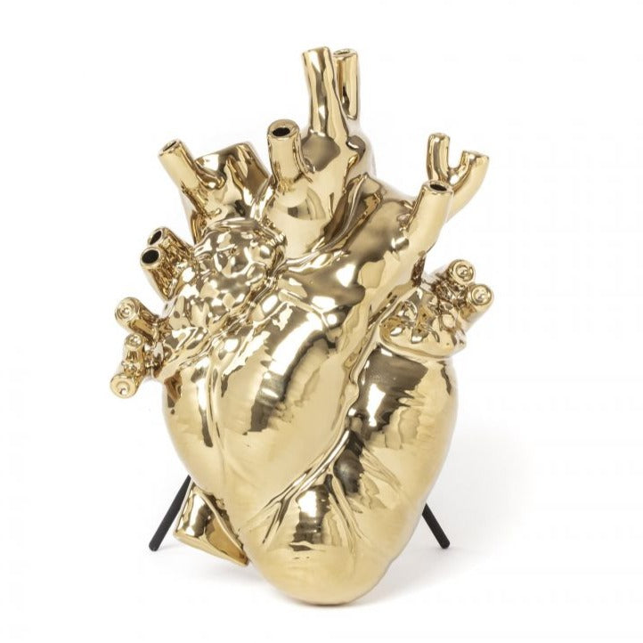 花瓶・フラワースタンド seletti Love in bloom heart vase Amazon.com: Seletti Love in Bloom Heart Vase, White : Home