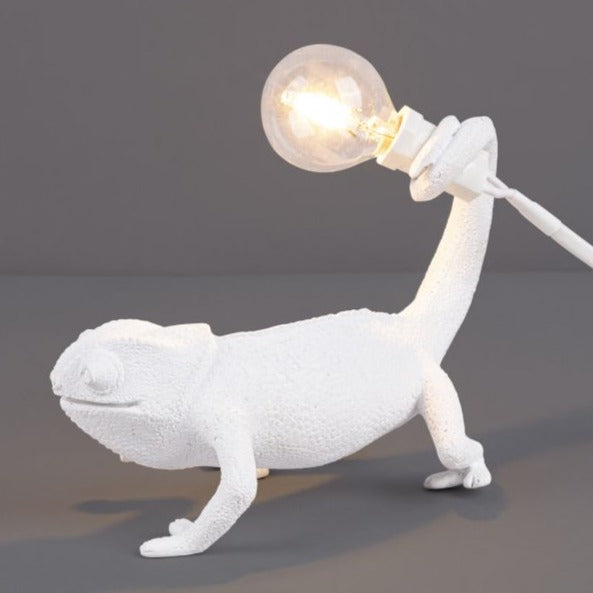 Seletti Chameleon Table Lamp in White
