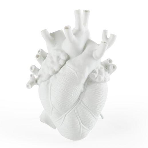 Seletti (Special Buy) Love in Bloom Porcelain Heart Vase | zillymonkey