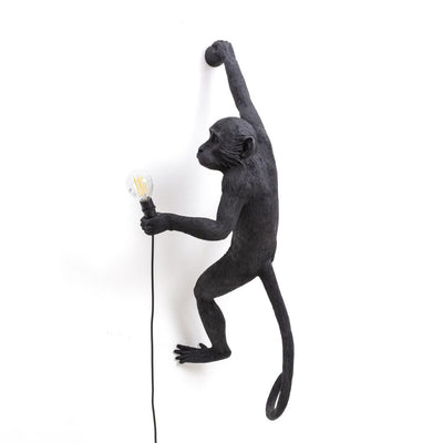 The Monkey Lamp Black - Hanging Right by Seletti