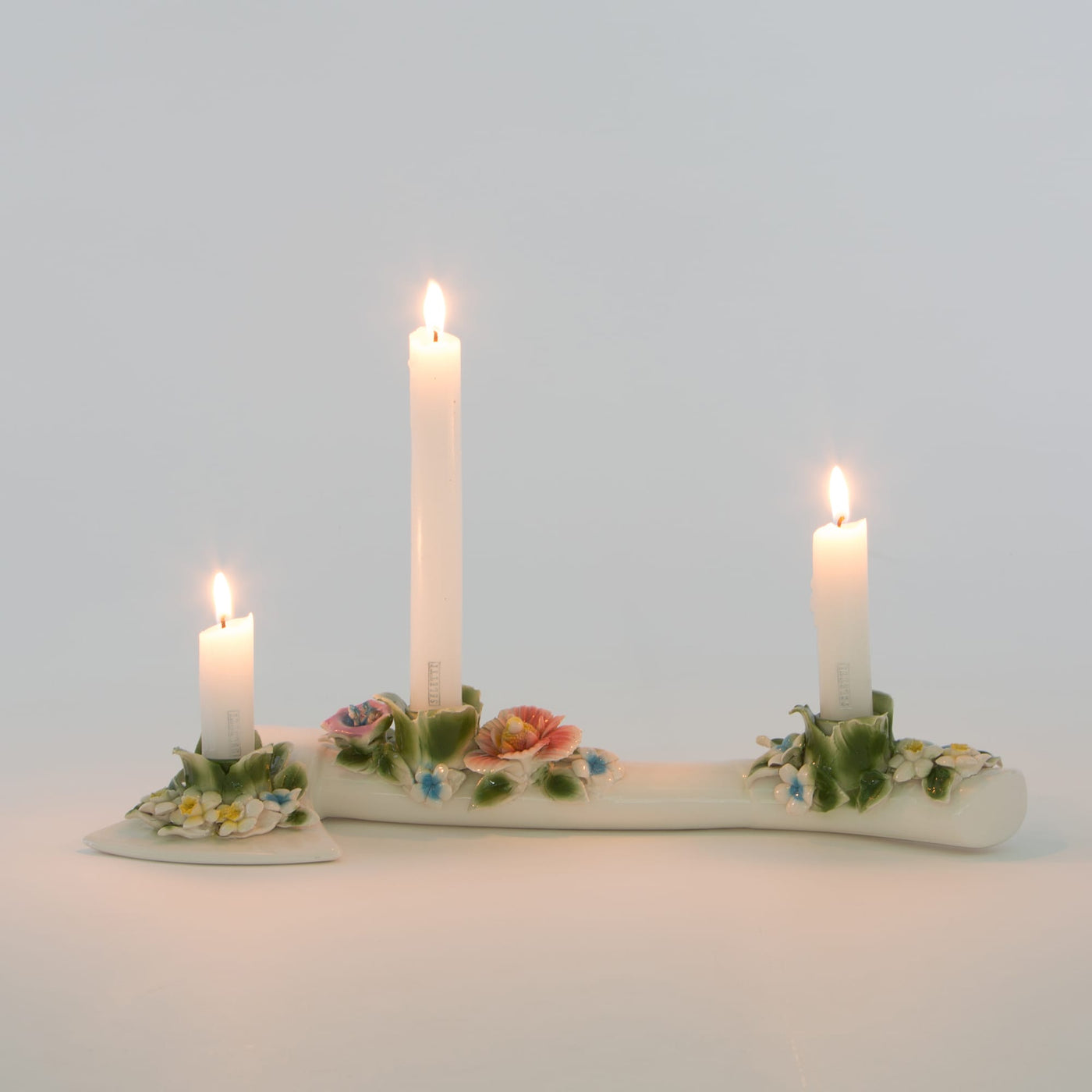 The Axe Ceramic Flower Candle Holder