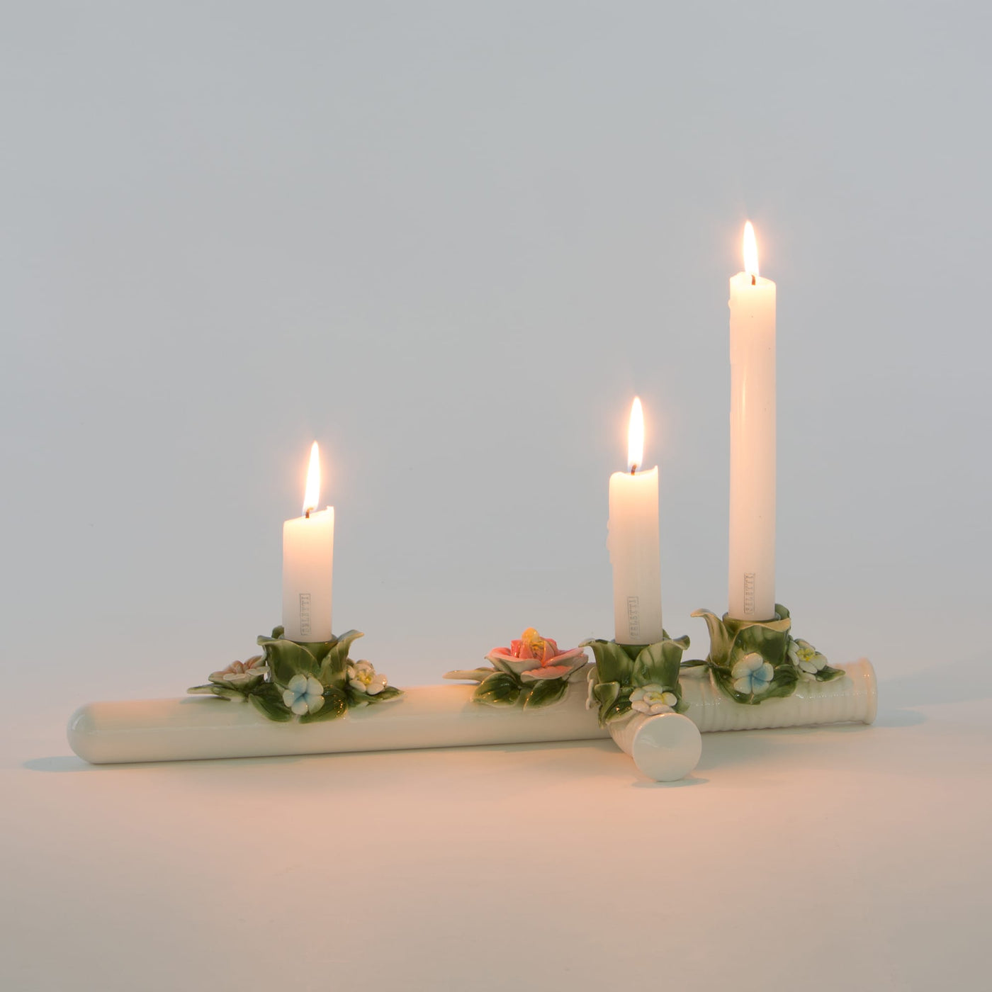 The Spontoon Ceramic Flower Candle Holder
