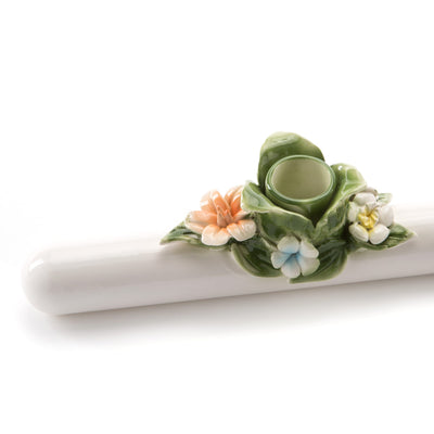 The Spontoon Ceramic Flower Candle Holder