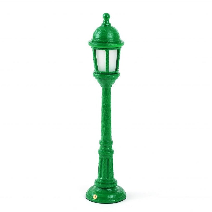 Street Lamp Dining Table Lamp Green by Seletti