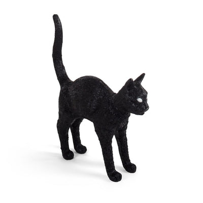 Jobby The Cat Rechargeable Lamp (Black) by Seletti