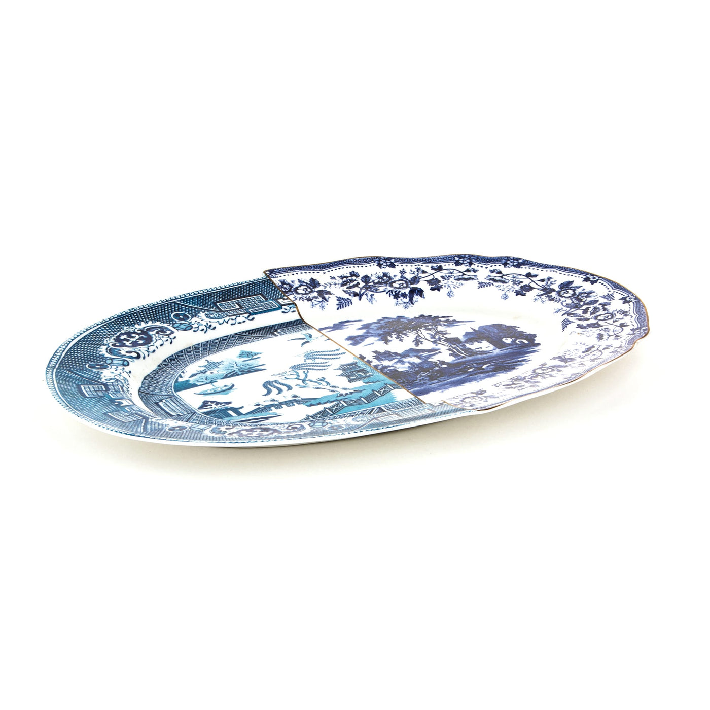 Hybrid Diomira China Porcelain Tray by Seletti