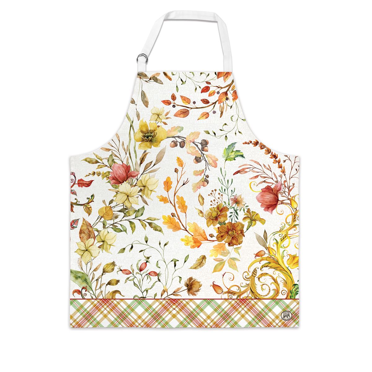 Fall Leaves & Flowers Apron by Michel Design Works