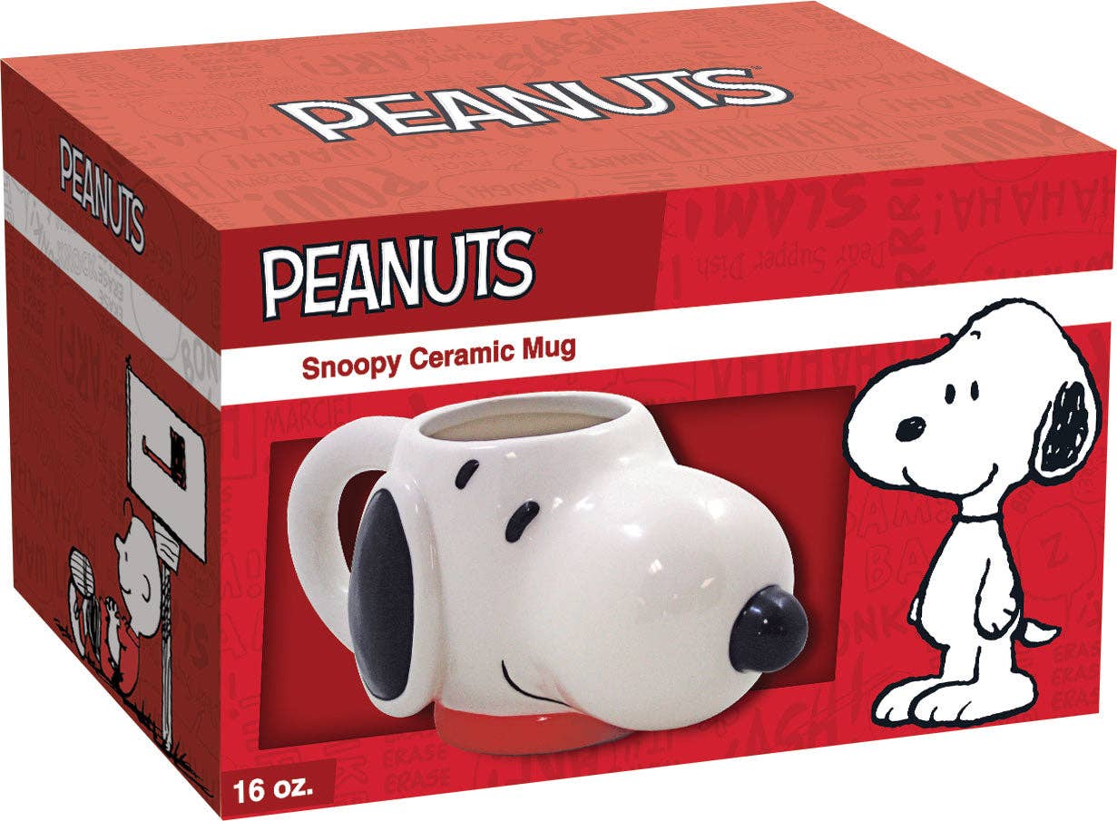 Peanuts Snoopy Molded Head Ceramic Mug