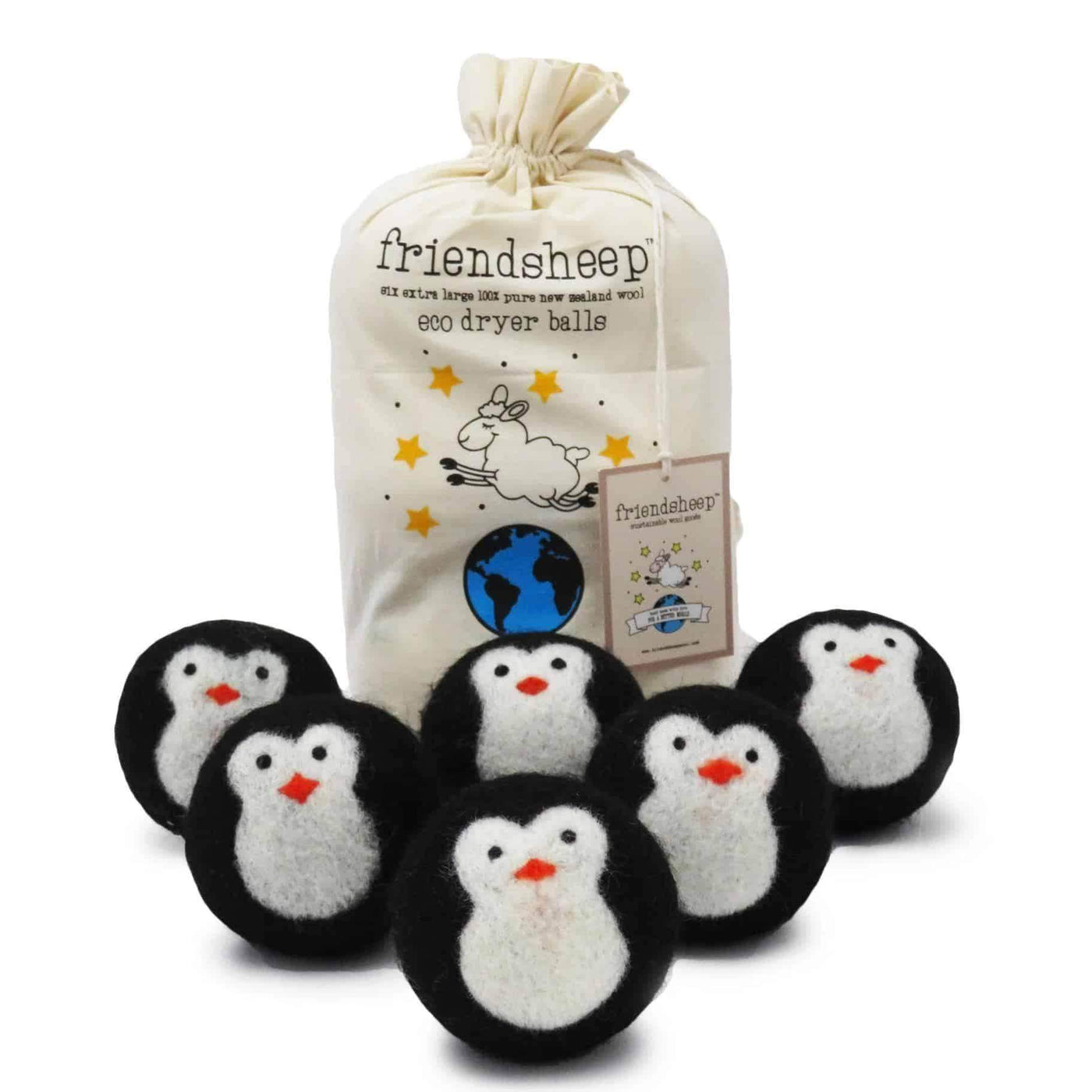 Cool Friends Penguin Eco Dryer Balls by Friendsheep
