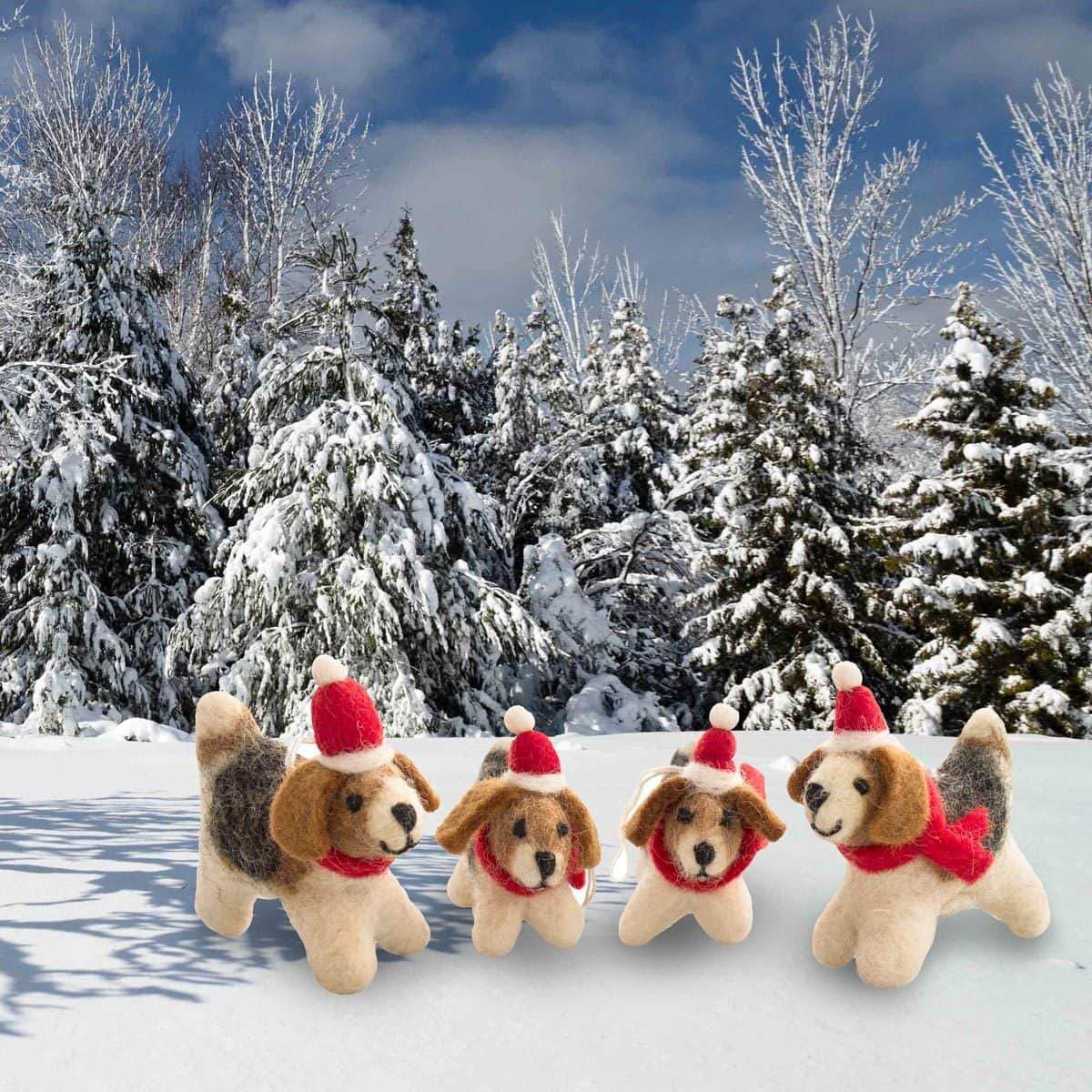 Santa's Helpers Friendly Dog Eco Freshener Ornament