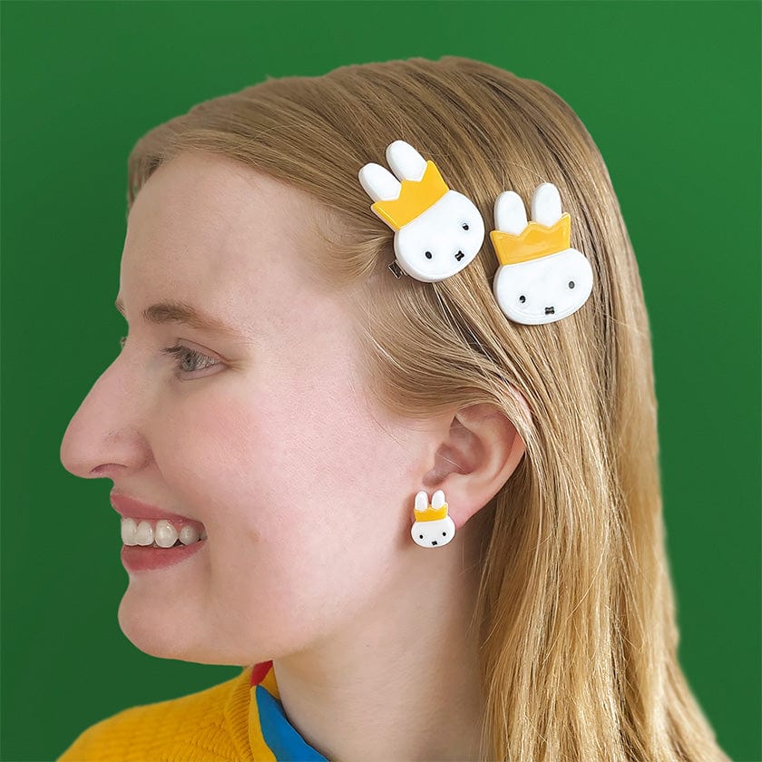 Queen Miffy Hair Clips 2-Piece Set