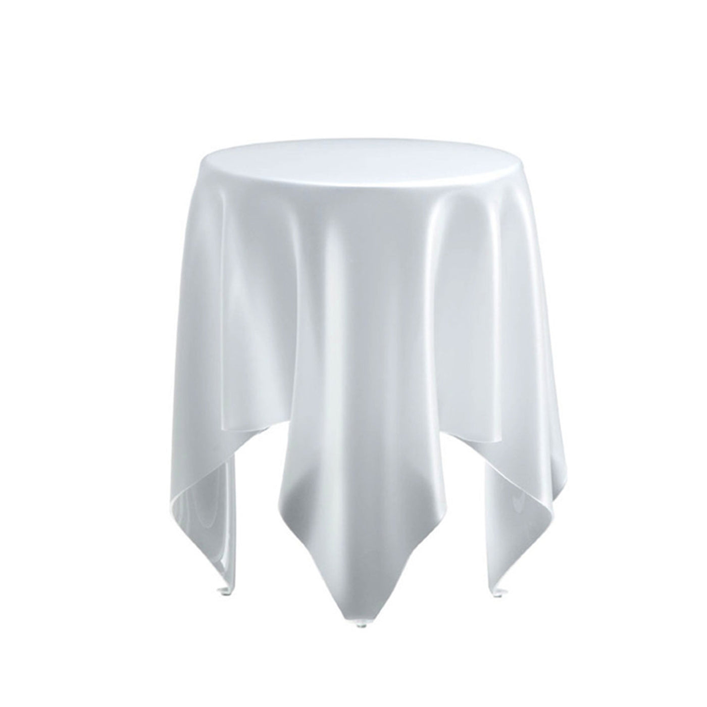 Illusion Table - Ice White by John Brauer