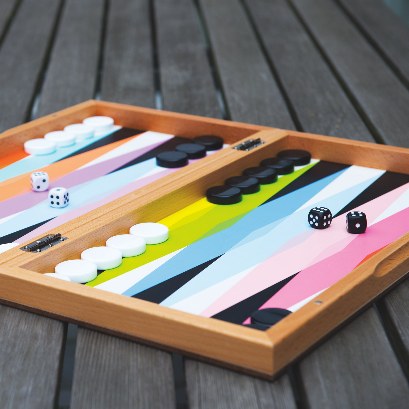Colorful Backgammon Set by MoMA