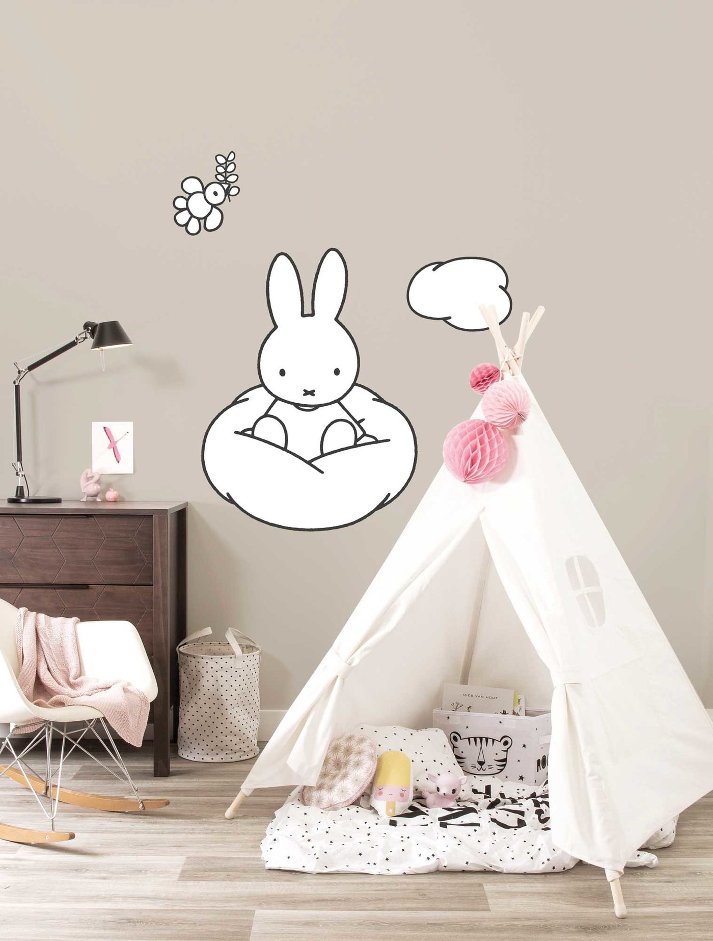 Miffy Cloud Wall Stickers