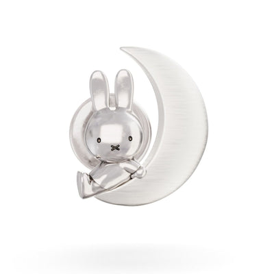 Miffy in the Moon Pin Brooch Sterling Silver
