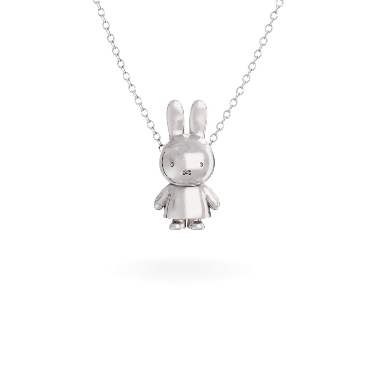 Miffy Body Charm Necklace Sterling Silver by Licensed to Charm