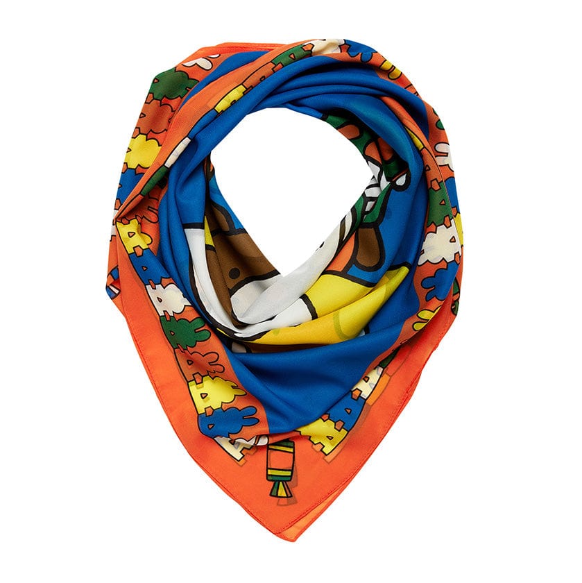 Aunt Alice's Party Miffy Square Scarf