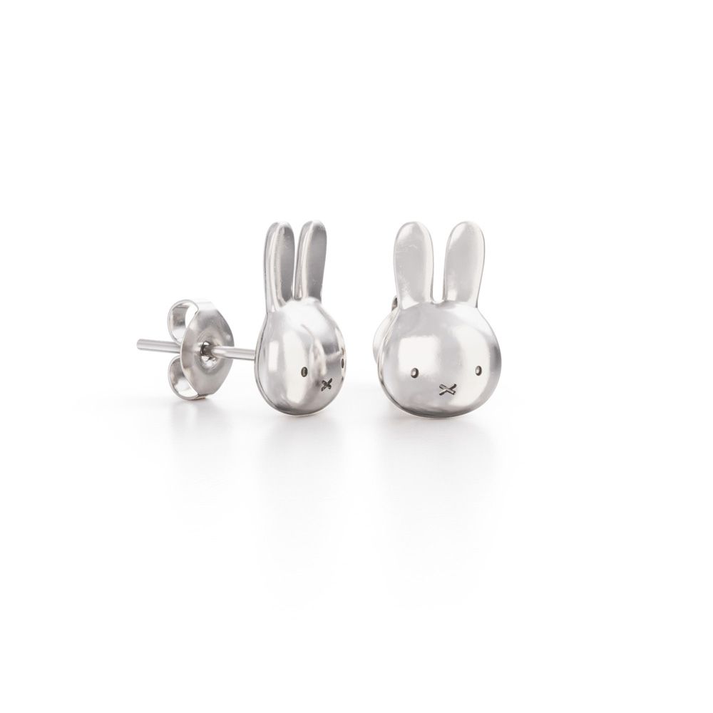 Miffy Mini Head Studs Earrings Sterling Silver