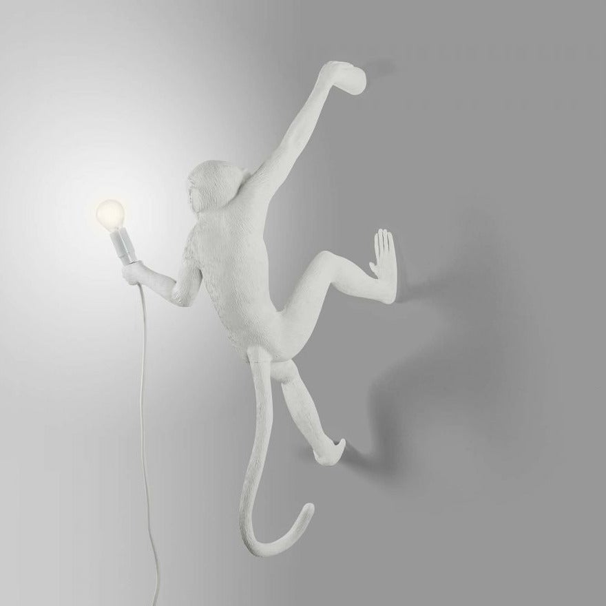 The Monkey Lamp Hanging Right Hand Outdoor by Seletti zillymonkey