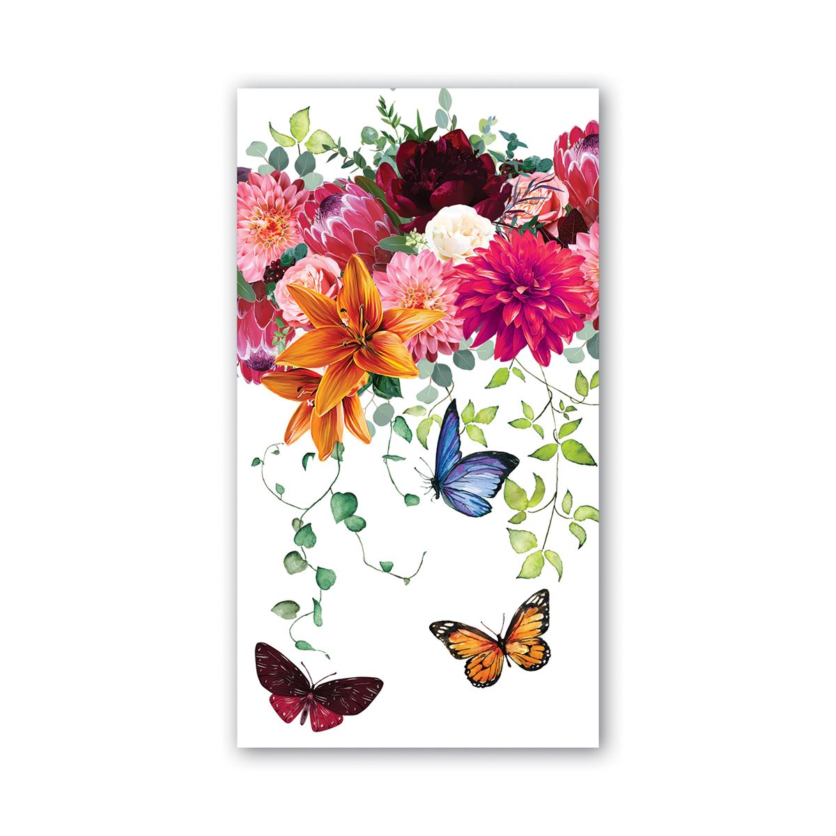 Sweet Floral Melody Paper Hostess Napkins