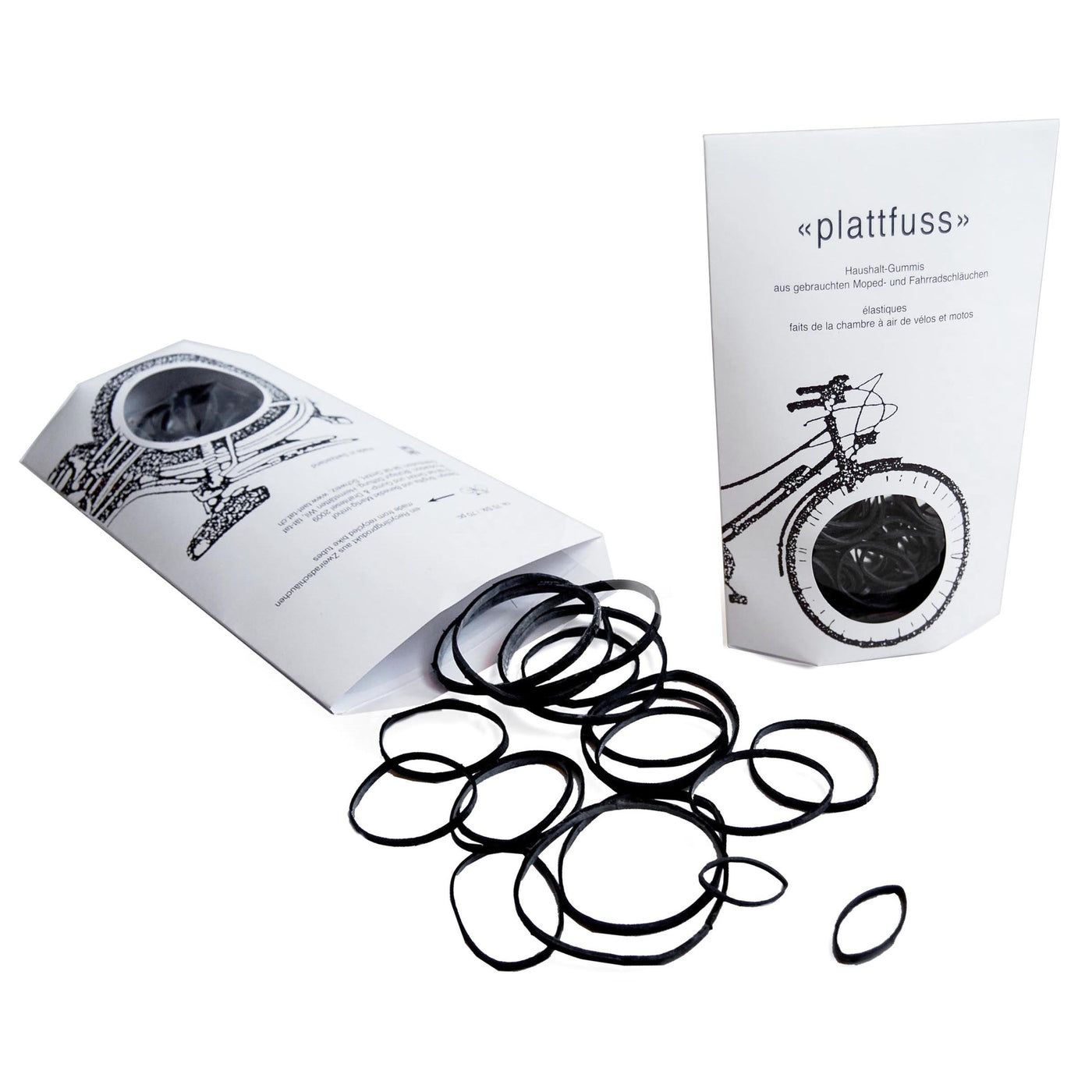 Bicycle Tube Plattfuss Rubber Bands