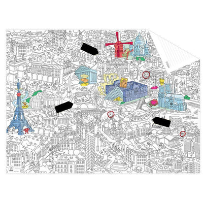 Pocket Coloring Map - My Paris