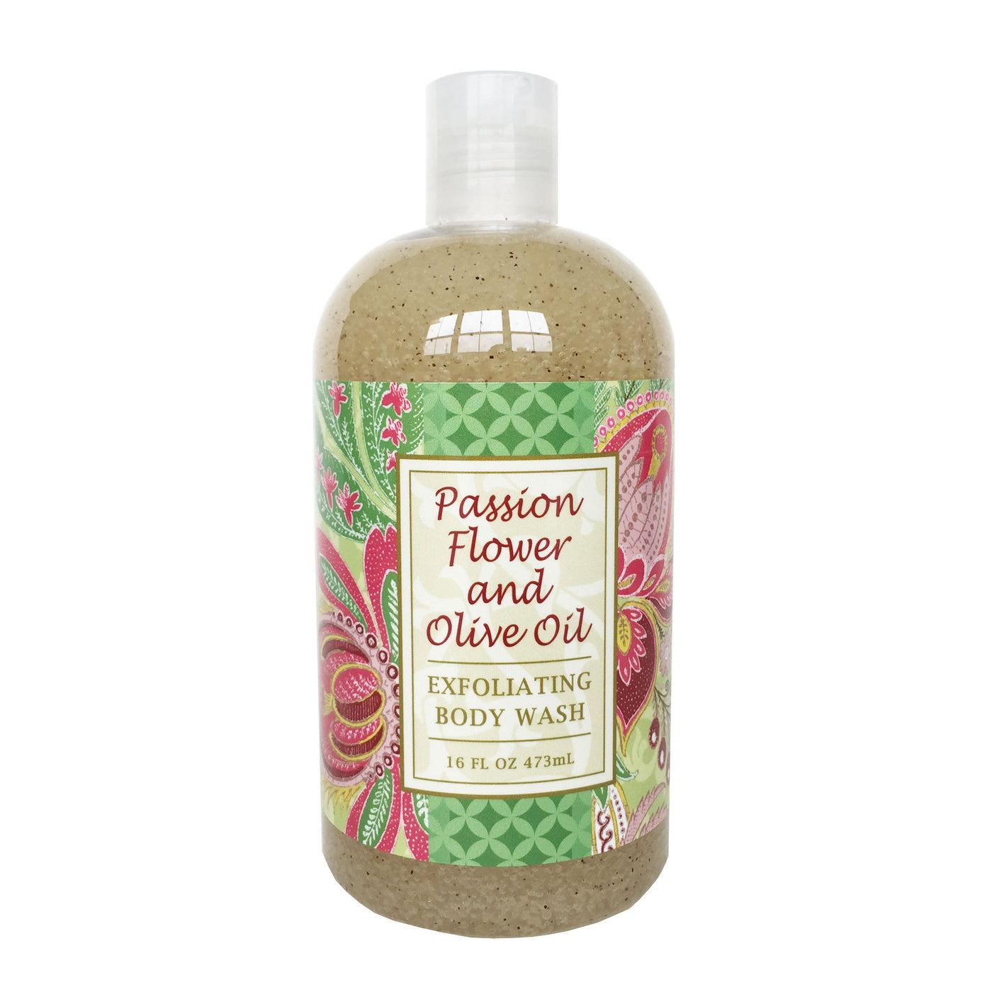 Passion Flower Olive Oil Exfoliating Body Wash